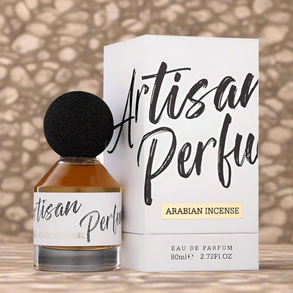 Artisan Perfume Arabian Incense 80ml EDP by Fragrance World - Rich and aromatic fragrance in elegant packaging