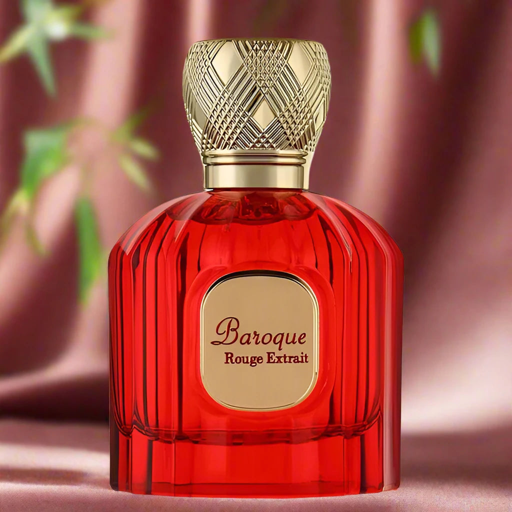 Baroque Rouge Extrait Perfume 100ml EDP by Maison Alhambra – A sophisticated and intense fragrance with rich and luxurious notes.