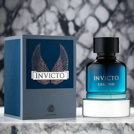 Invicto Legend Perfume 100ml EDP by Fragrance World - Bold and legendary fragrance in a stylish bottle.