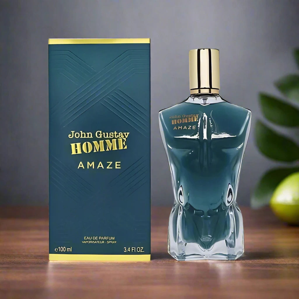 John Gustay Homme Amaze Le Beau Perfume - Bold and captivating fragrance for men.