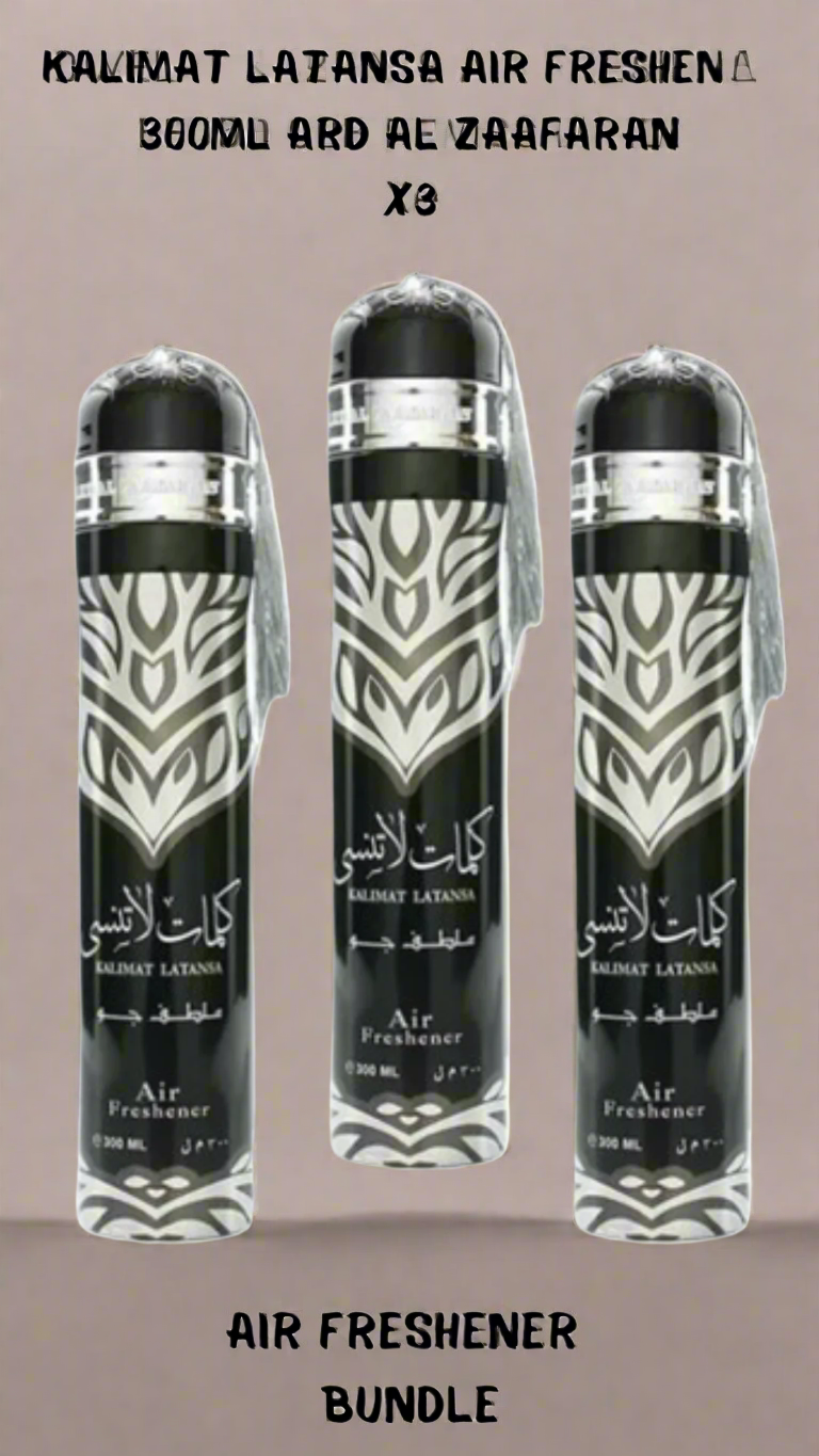 Kalimat Latansa Air Freshener 300ml Ard Al Zaafaran - x3