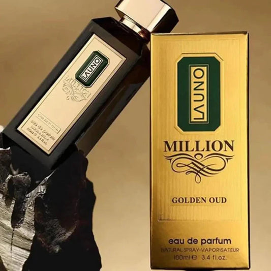 La Uno Million Golden Oud Perfume 100ml EDP Fragrance World