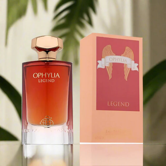 Ophylia Legend Perfume 80ml EDP by Fragrance World - Exquisite and captivating fragrance in premium packaging.