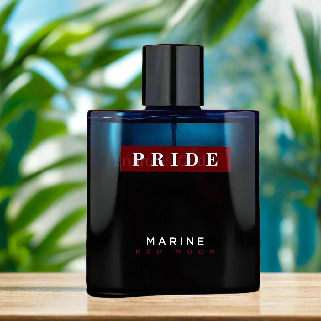 Pride Marine Red Moon Perfume 100ml EDP by Fragrance World - A fresh and bold aquatic fragrance.