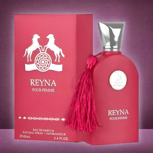 Reyna Perfume 100ml EDP by Maison Alhambra – A regal and enchanting fragrance, offering a blend of luxurious and captivating notes.