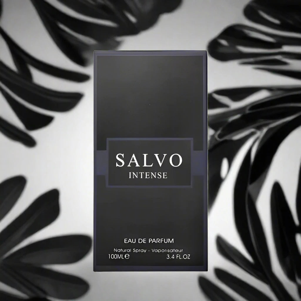 Salvo Intense Perfume 100ml EDP by Maison Alhambra – A bold and sophisticated fragrance with deep, intense notes that leave a lasting impression.