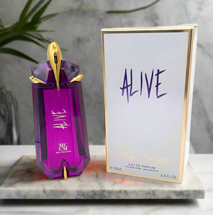  Alive Perfume 100ml EDP by Ard Al Zaafaran, a vibrant fragrance with mandarin and jasmine notes.