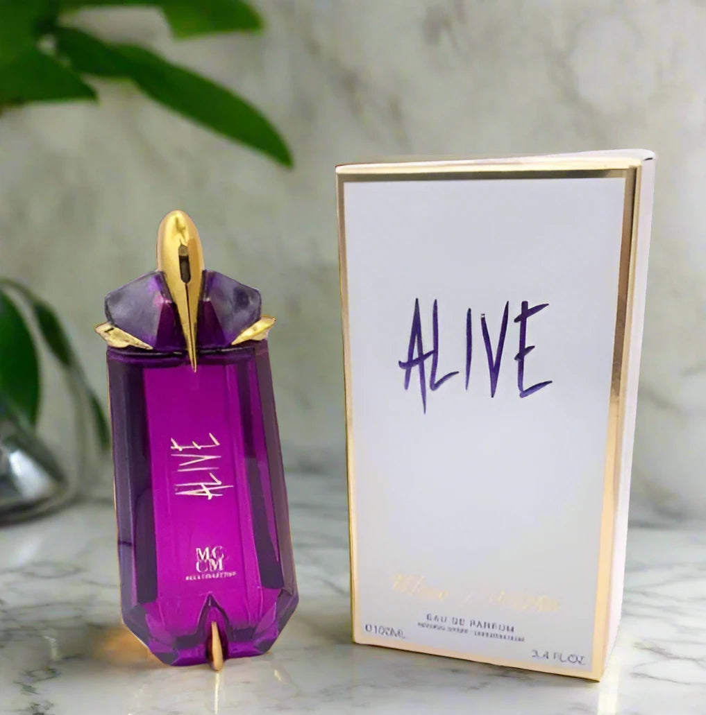 Alive Perfume 100ml EDP by Ard Al Zaafaran, a floral fragrance with jasmine and amber notes.