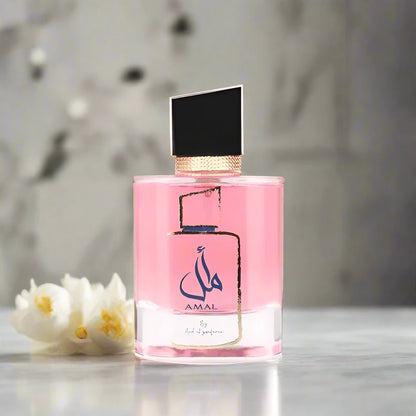  Amal Perfume 100ml EDP by Ard Al Zaafaran, a floral and creamy fragrance for women.