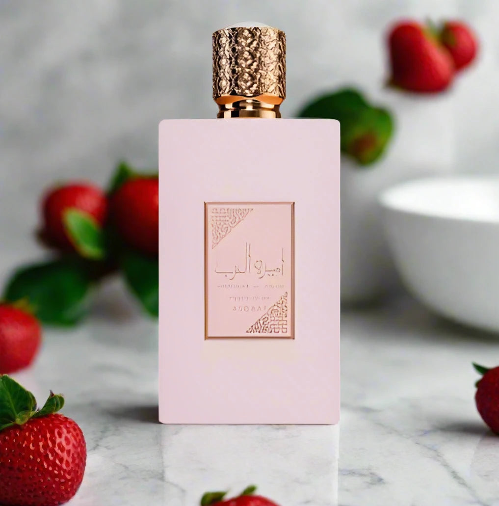  Ameerat Al Arab Rose Perfume 100ml EDP by Lattafa, a floral fruity fragrance for women.