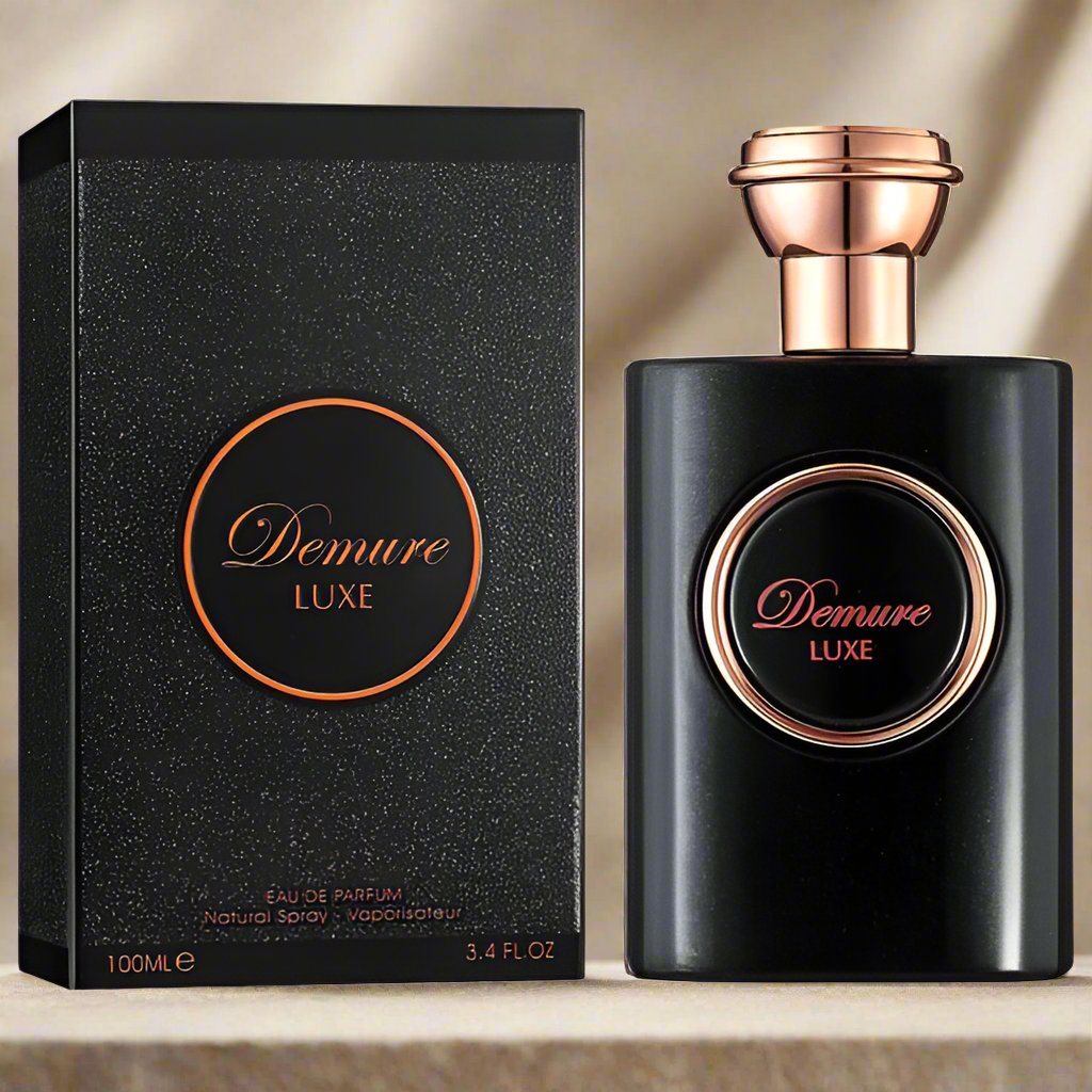 Demure Luxe Perfume 80ml EDP by Fragrance World - Sophisticated fragrance with a touch of luxury.