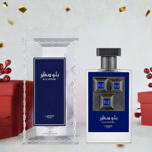 Blue Sapphire Perfume by Lattafa Pride - Luxurious Men's Perfume