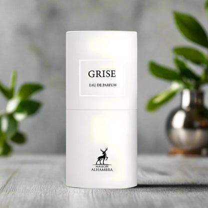 Grise Perfume 100ml EDP by Maison Alhambra - Modern fragrance with a sleek design.