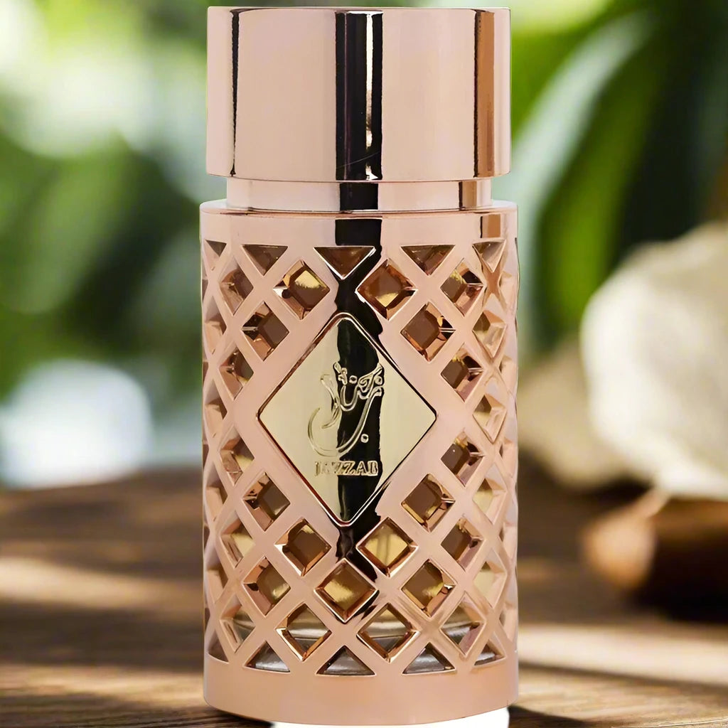 "Jazzab Gold Perfume 100ml EDP by Ard Al Zaafaran - A luxurious gold-themed bottle exuding opulence and elegance."

