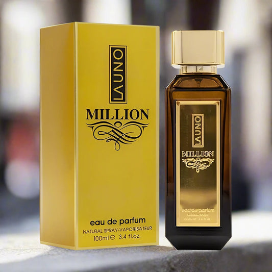 100ml La Uno Million Le Parfum EDP by Fragrance World, featuring fresh and spicy notes.