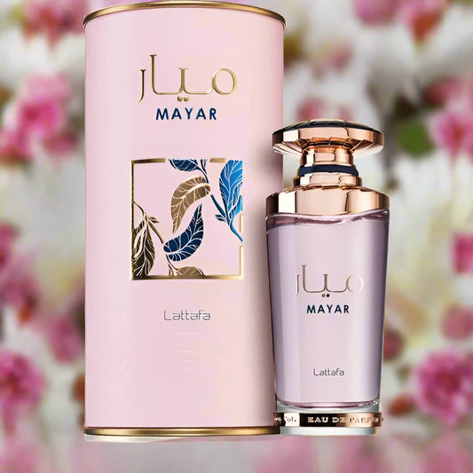 Mayar Perfume 100ml EDP by Lattafa, a floral fruity fragrance for women.