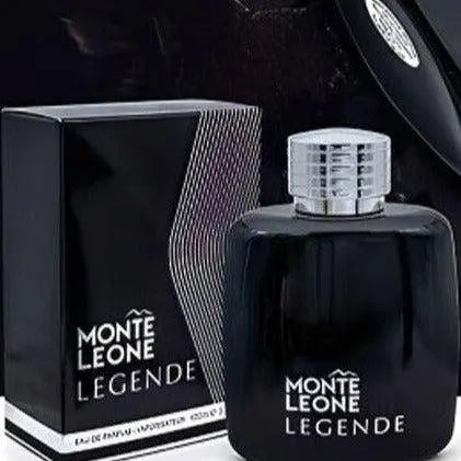 Monte Leone Legende Perfume 100ml EDP bottle with a modern design for men.