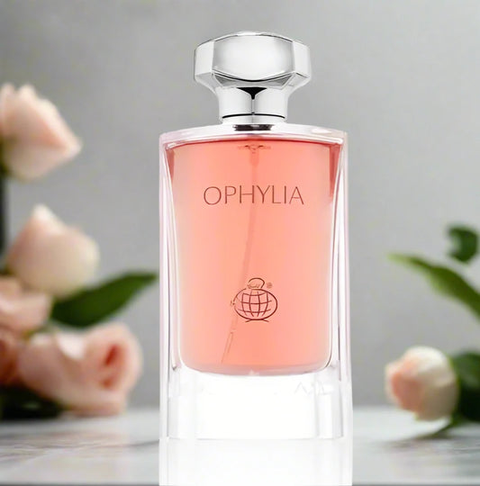 Ophylia Perfume 100ml EDP by Fragrance World - Graceful and floral fragrance in luxurious packaging.