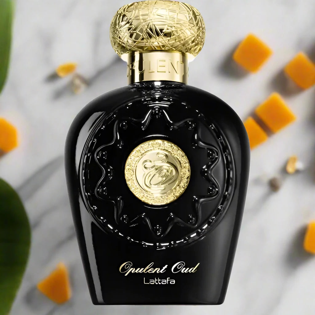 Opulent Oud Perfume 100ml EDP by Lattafa, a rich amber fragrance for unisex.