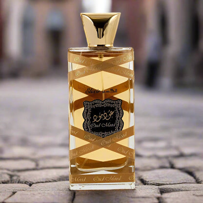  Oud Mood Elixir Perfume 100ml EDP by Lattafa, a warm and spicy fragrance for unisex.