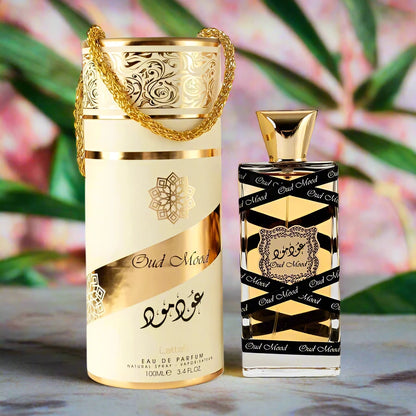  Oud Mood Perfume 100ml EDP by Lattafa, a warm oriental fragrance for unisex.
