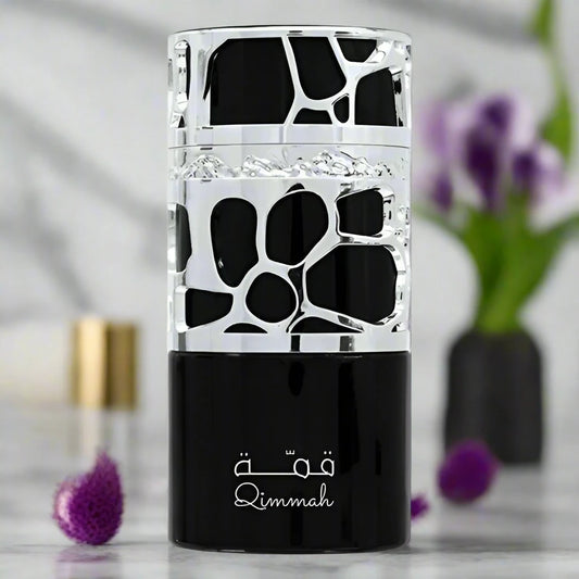 Qimmah for Men Perfume 100ml EDP by Lattafa, a sophisticated oriental wood fragrance for men.