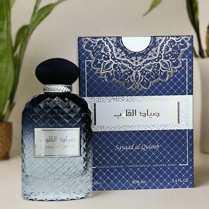 Sayaad Al Quloob Perfume 100ml EDP by Ard Al Zaafaran, a unisex fragrance with citrus and woody note