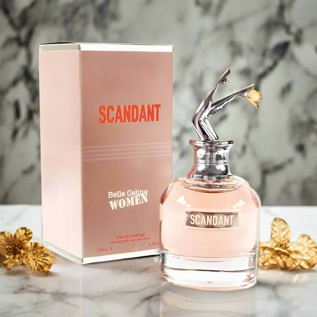 Scandant Belle Celine Women Perfume 100ml EDP by Fragrance World - Feminine and captivating fragrance.