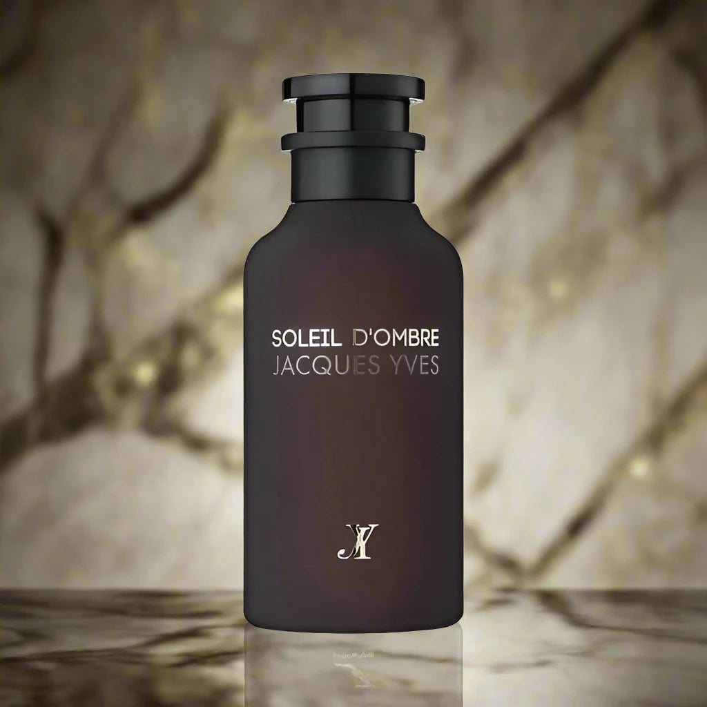 Soleil d'Ombre Jacques Yves Perfume 100ml EDP by Fragrance World - A luxurious and exotic fragrance with a blend of rich oud.