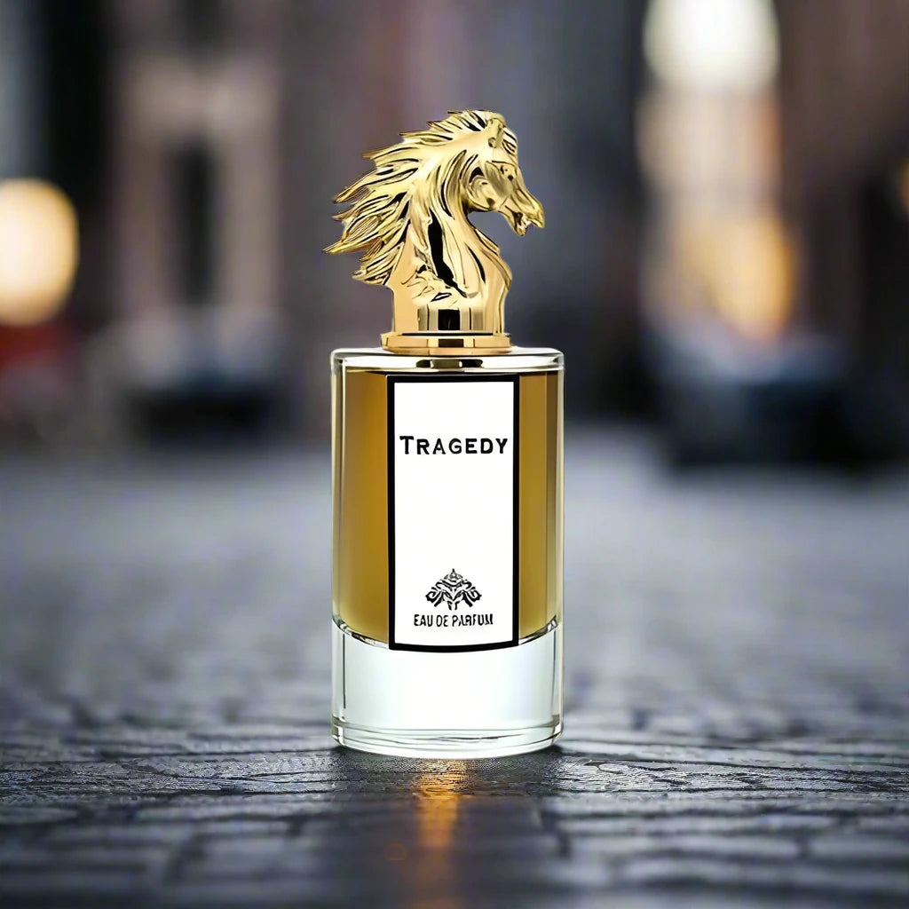 Tragedy Perfume 80ml EDP by Fragrance World - Mysterious and captivating fragrance in premium packaging.