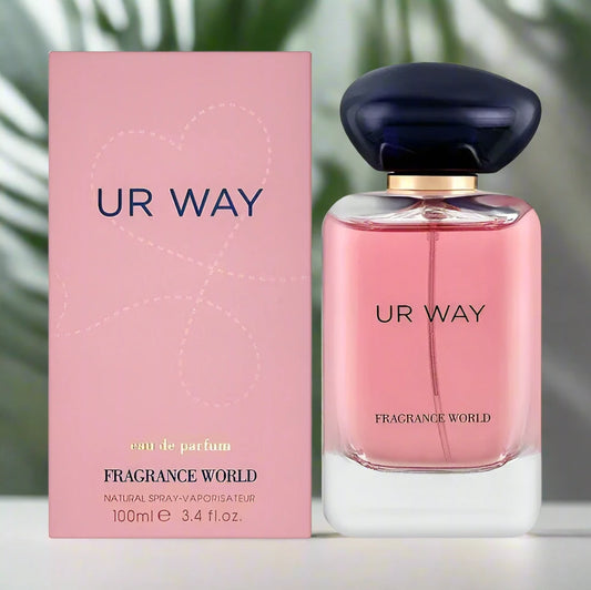 Ur Way Perfume 100ml EDP by Fragrance World - Distinctive and confident fragrance in a sleek bottle.